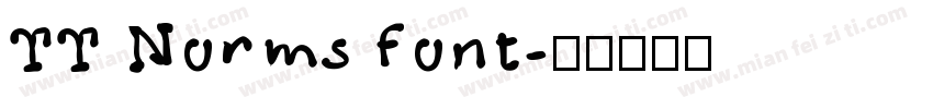 TT Norms font字体转换